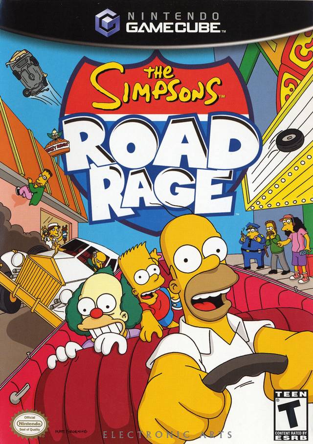 The Simpsons Road Rage - Fun Family Video Game for PlayStation 2 | Cartoon Racing Adventure with Homer & Bart | Perfect for Game Nights & Kids' Parties
