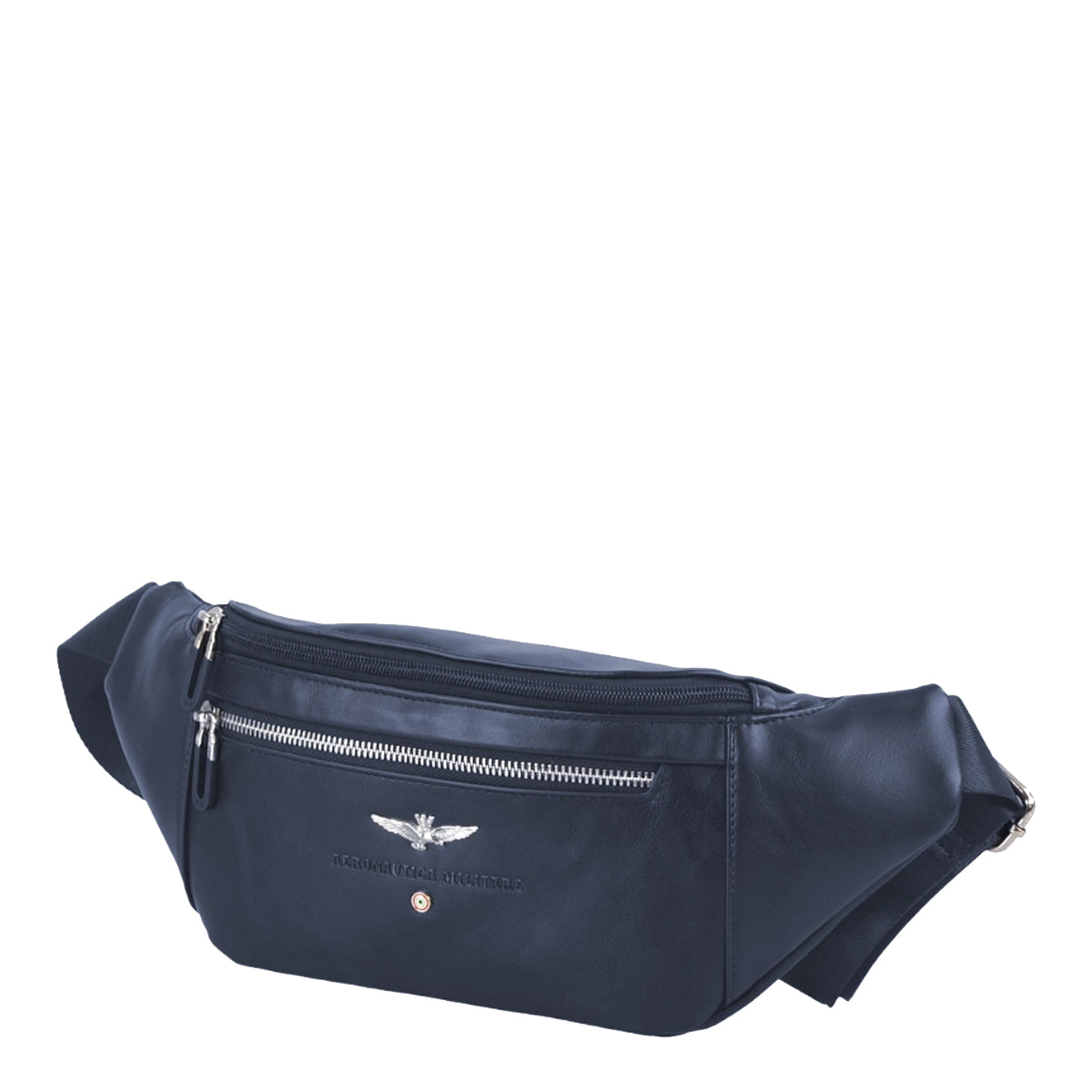 Aeronautica Militare AM561 Performance Blue Belt Bag - Durable Waist Pack for Outdoor Activities, Travel & Hiking - Hands-Free Convenience