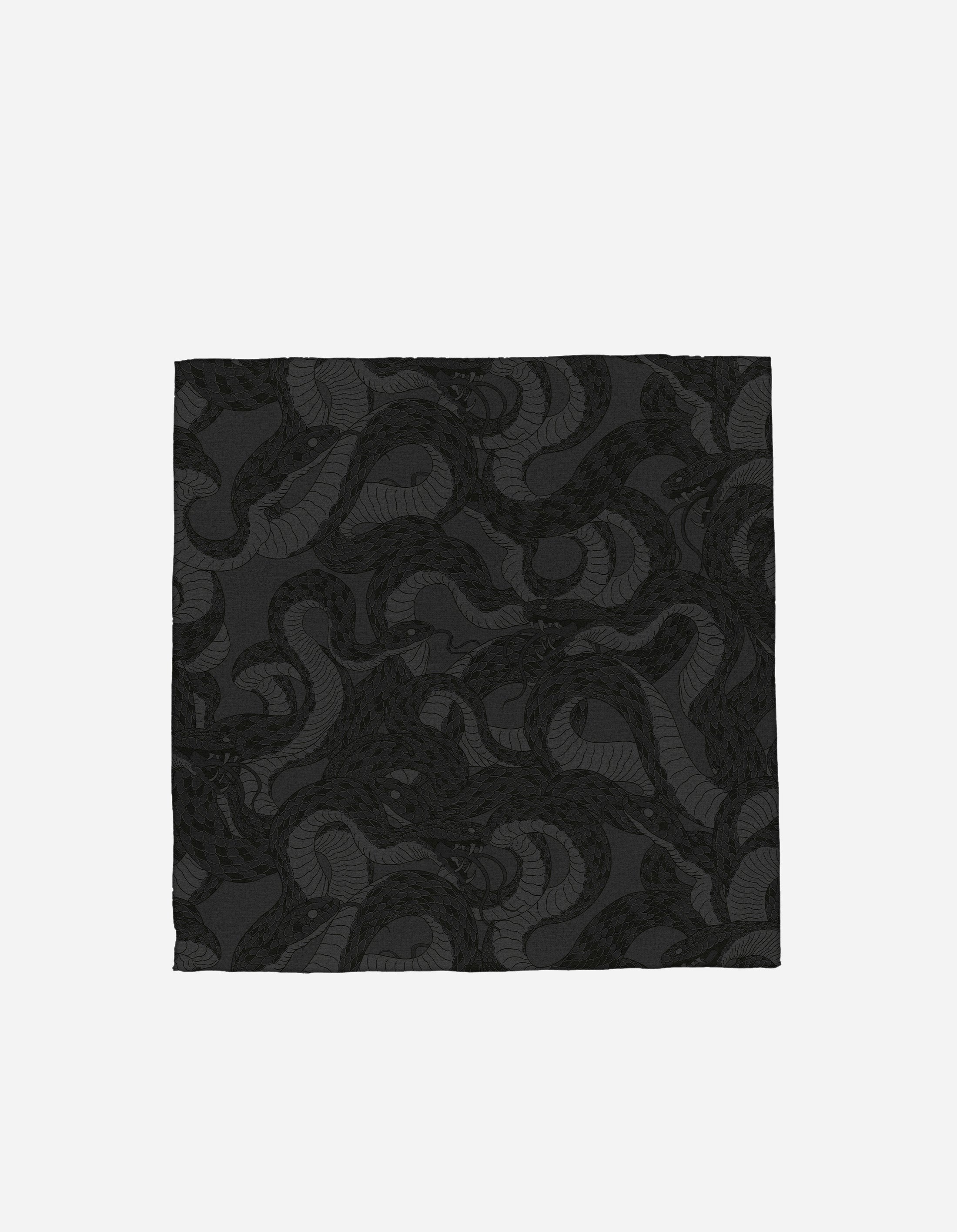 1522 Snakeskin Bandana - Subdued Night Camo Print - Stylish & Durable for Outdoor Adventures, Hiking, and Hunting