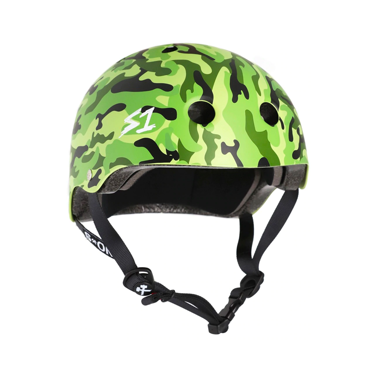 Lifer Helmet - Green Camo Matte Finish - Lightweight & Durable Bike & Motorcycle Helmet for Men & Women - Perfect for Cycling, Motorcycling & Outdoor Adventures