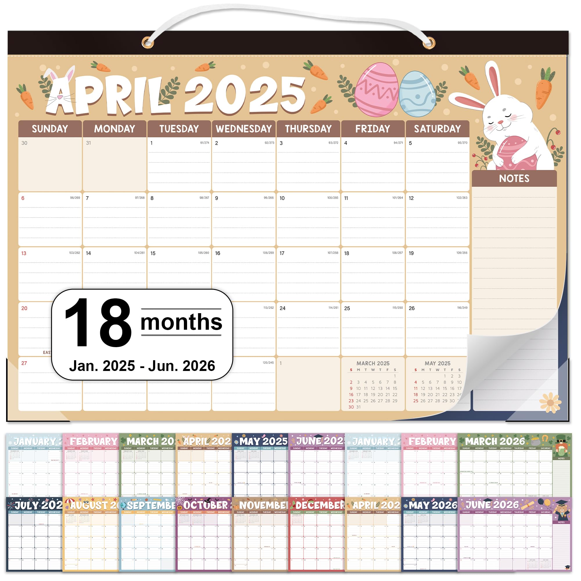2025-2026 Large Desk Calendar (17