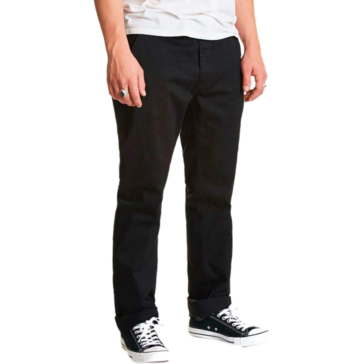 Brixton Men's Reserve Standard Fit Chino Pants - Comfortable Casual & Work Trousers for Office, Travel & Everyday Wear