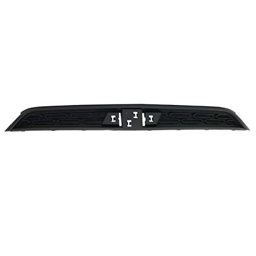 16-18 Chevy Spark LS/LT Front Center Grill Grille Assembly - Dark Gray Textured Replacement for Enhanced Vehicle Style | Perfect for Upgrades & Customization