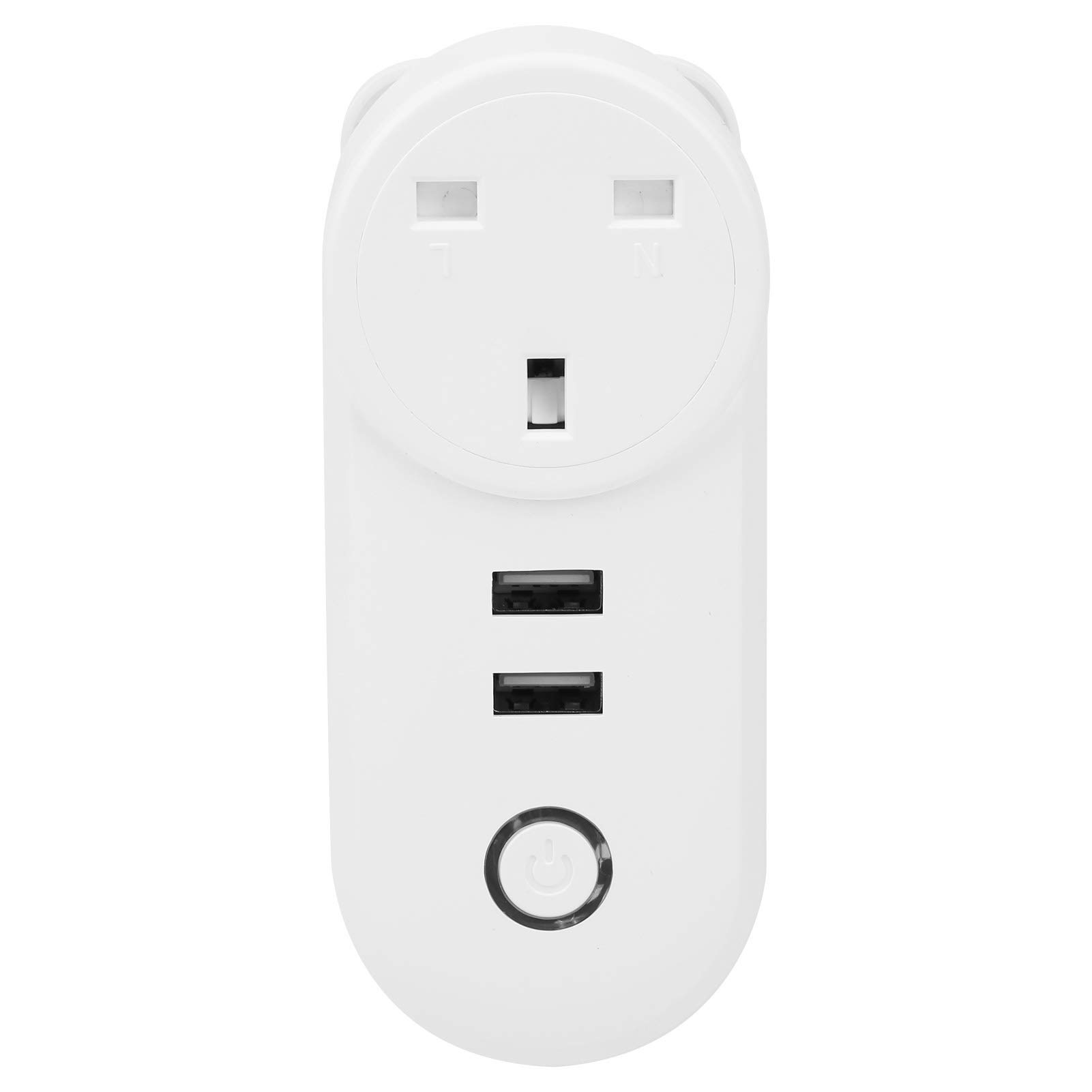 WiFi Smart Plug - Mini Smart Outlet with Wireless Timer & Remote Control, UK Plug (100-240V AC) for Home Automation & Energy Saving