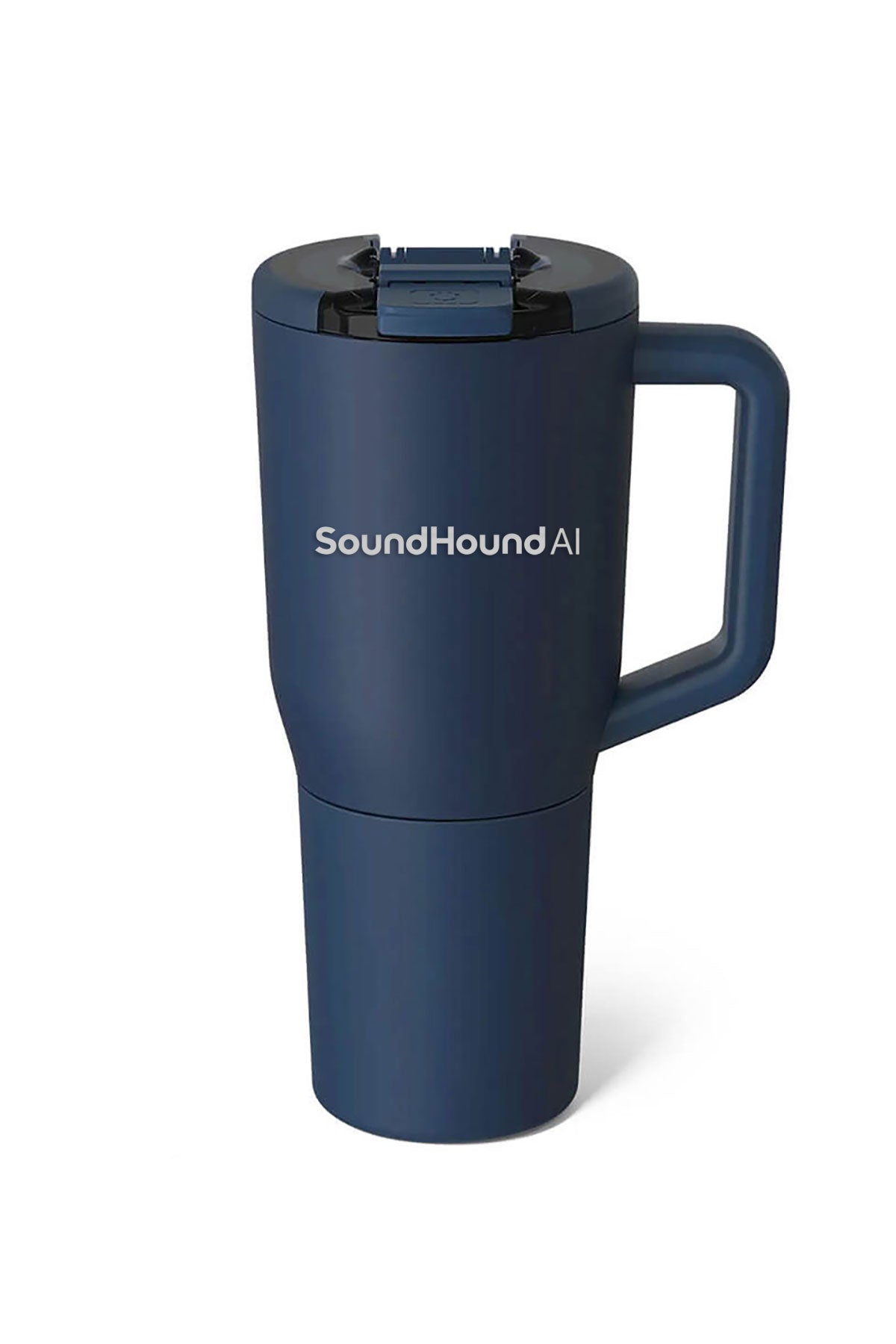 BrüMate MUV 35oz Insulated Stainless Steel Tumbler with Lid - Navy Blue - Leakproof Travel Mug for Hot & Cold Drinks - Perfect for Commuting, Camping & Office Use