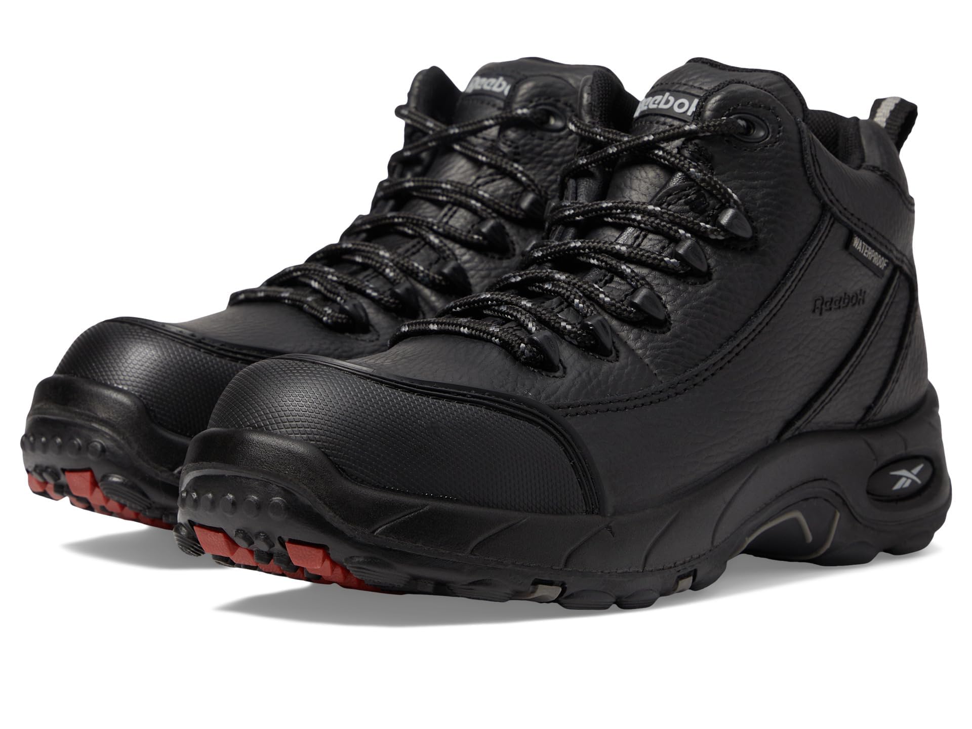 Reebok RB4555 Tiahawk Men's Safety Work Boots - Composite Toe, Waterproof, Black - Ideal for Construction, Warehouse & Outdoor Work