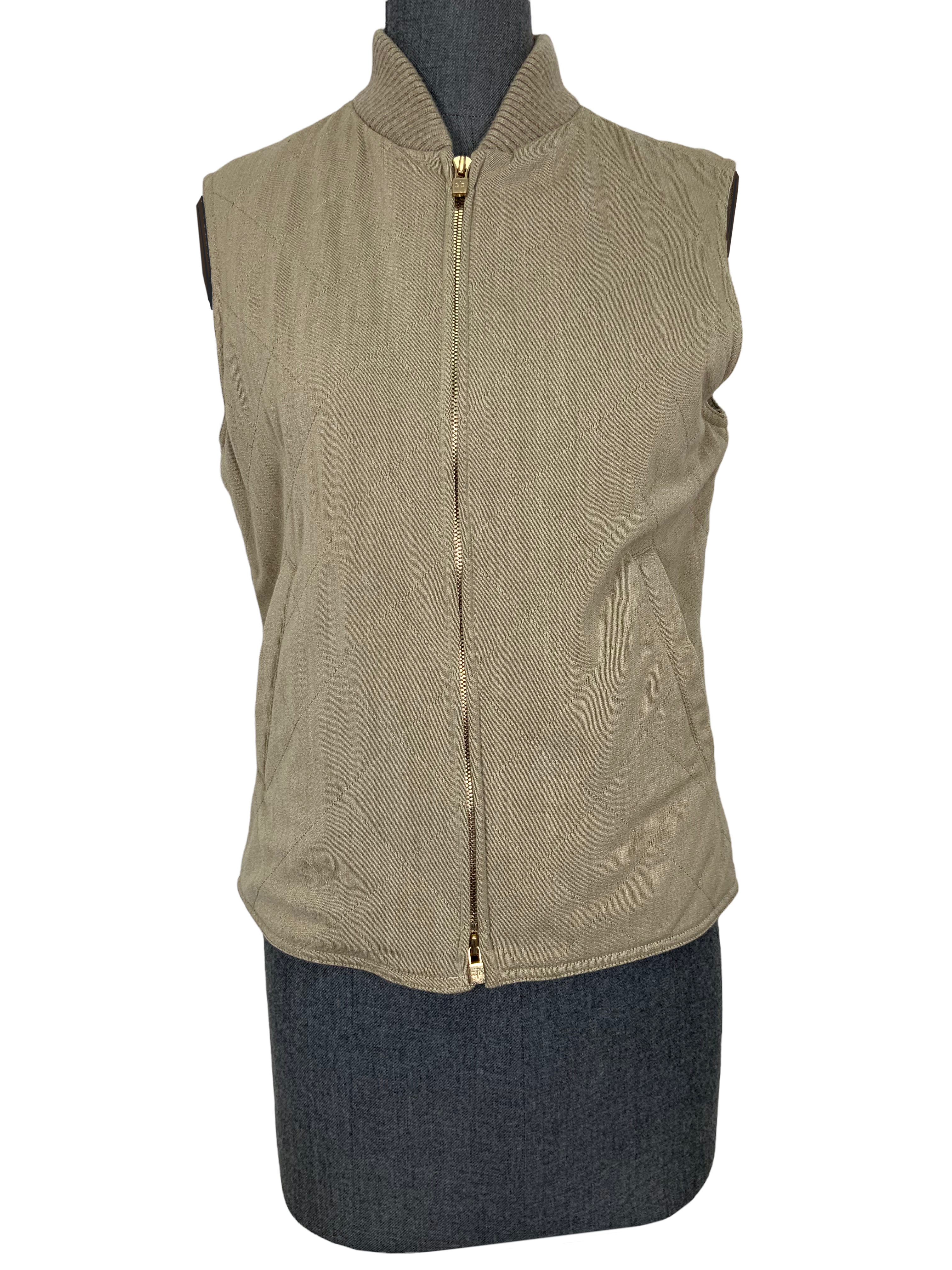 Loro Piana Storm System Quilted Vest for Men - Size S - Waterproof & Windproof Lightweight Puffer Vest - Perfect for Outdoor Activities & Winter Layering