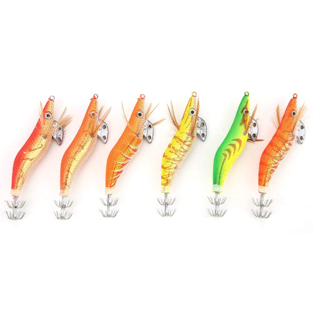 Premium Sea Fishing Lure - Realistic Simulation Fish Bait with Squid Hook for Saltwater & Freshwater Fishing | Perfect for Deep Sea, Lake, and River Fishing Adventures (Model SJ019#2.5)