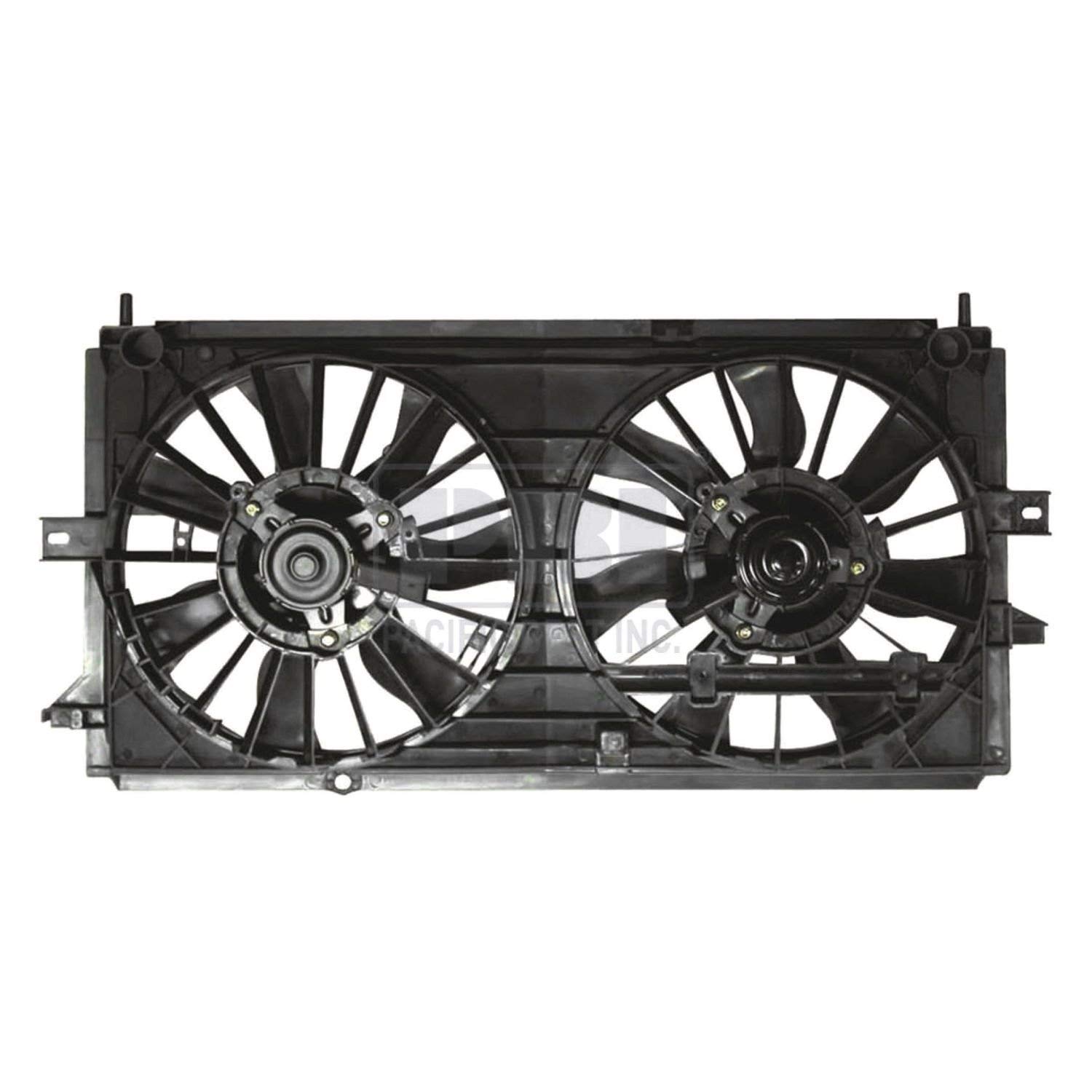 PF7317 Dual Radiator and Condenser Fan Assembly - High Performance Cooling System for Cars, Trucks & SUVs - Perfect for Engine Overheating Prevention & AC System Maintenance