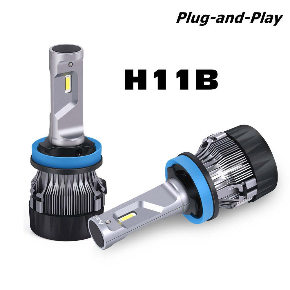 H9B H11B LED Headlight Bulbs Conversion Kit - Plug and Play 6000K White Light - Direct Replacement for Halogen Bulbs - Perfect for Night Driving, Foggy Conditions & Off-Road Vehicles