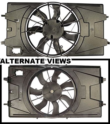 APDTY 731746 Left Side Radiator Cooling Fan Assembly - Replacement for Car & Truck Cooling System - Perfect for Overheating Prevention & Engine Temperature Control