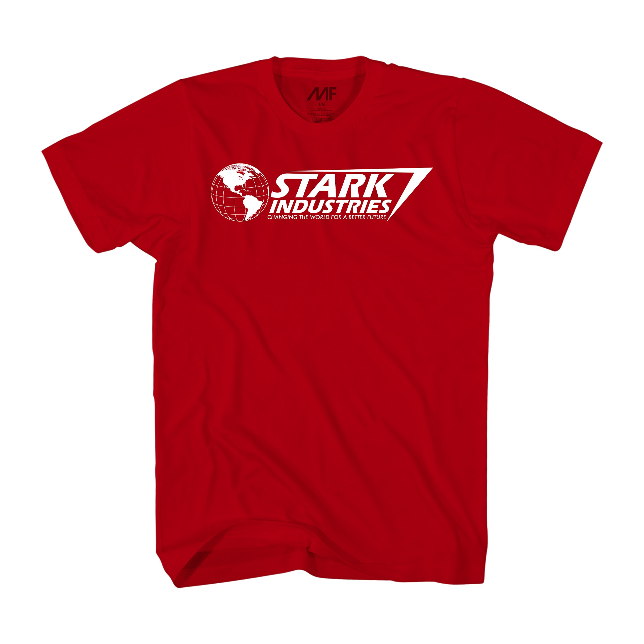 Marvel Iron Man Stark Industries Graphic T-Shirt for Men - Cool Superhero Tee for Casual Wear, Cosplay & Gifts