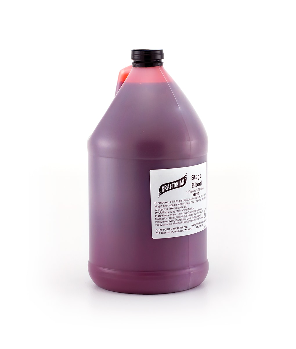 Bulk Stage Blood Gallon - Premium Fake Blood for Halloween, Theater & Special Effects - Perfect for Haunted Houses, Movie Props & Costume Parties