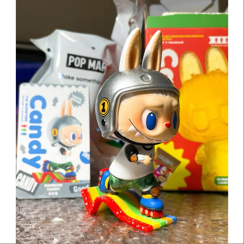 Labubu The Monsters Candy Series Rainbow Candy - Cute Collectible Vinyl Figure for Display, Gifts, and Anime Fans Collection