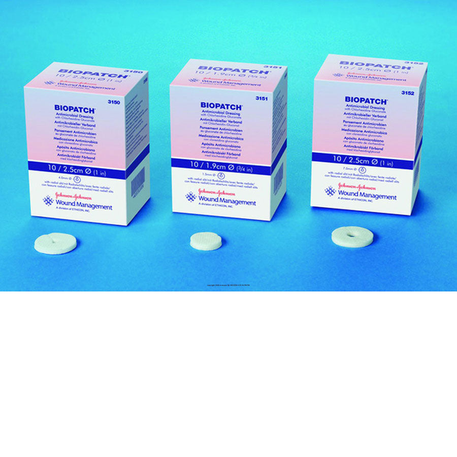 BIOPATCH® CHG Protective Disk - Antimicrobial Dressing for IV Catheters & Wounds - Ideal for Hospital, Clinic & Home Healthcare Use