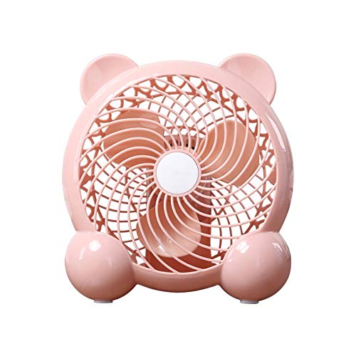 7-inch USB Mini Mute Desktop Fan with Silicone Base - Pink, Non-Slip Safe Electric Fan for Office, Student Dormitory & Home Use - Perfect for Work, Study and Personal Cooling