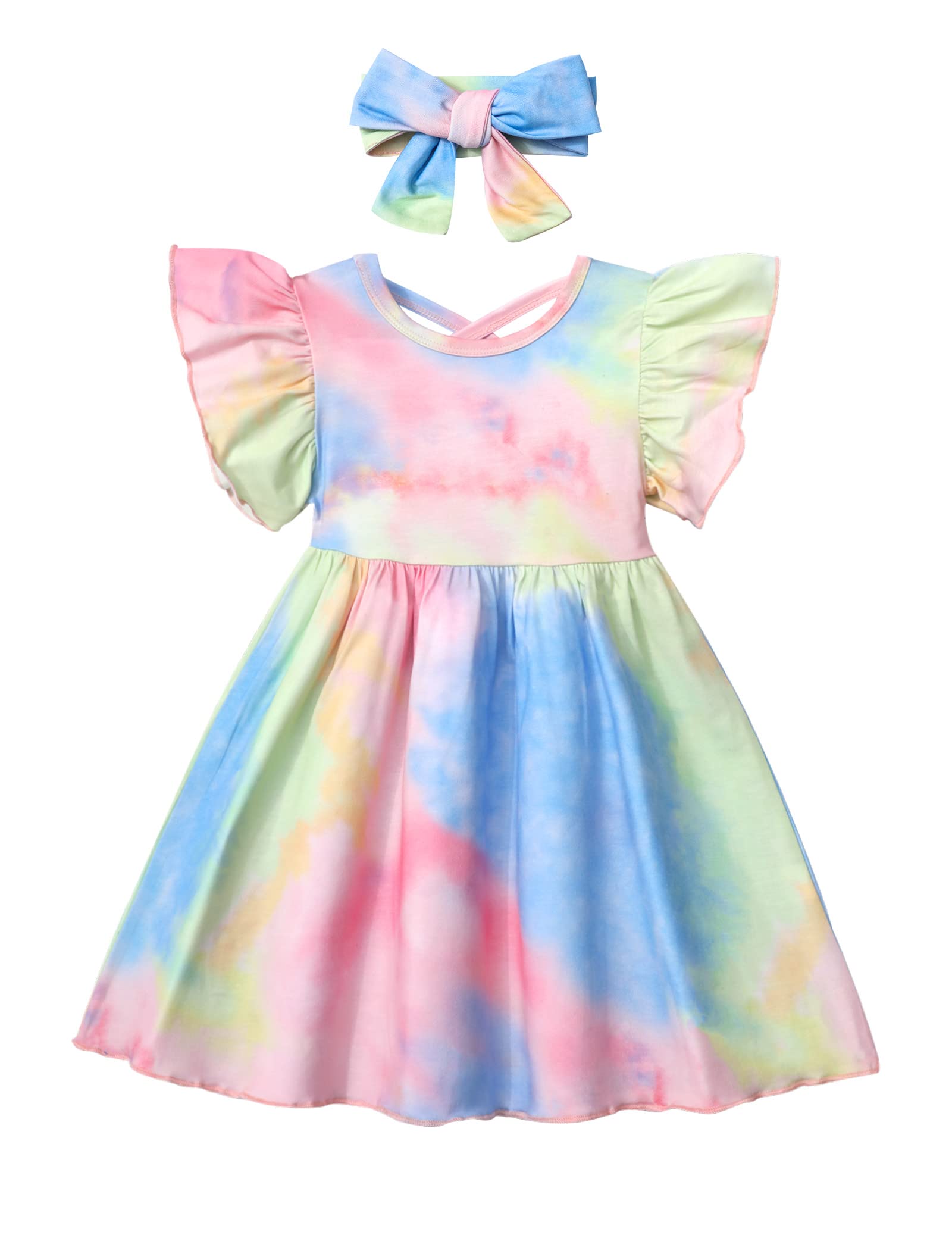 ADIFUN Baby Girl Clothes Summer Daisy Floral Sleeveless Rompers Set - Cute Casual Wear Bodysuits for Toddlers 0-24 Months - Perfect for Playdates, Beach Outings & Summer Photoshoots