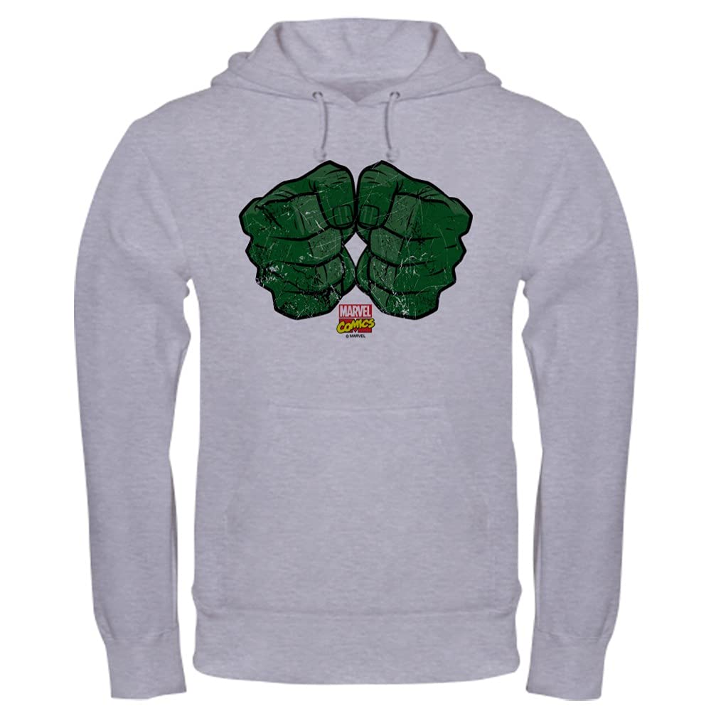 Hulk Fists Hooded Sweatshirt - Marvel Superhero Graphic Pullover for Men & Women | Perfect for Cosplay, Comic Con & Casual Wear