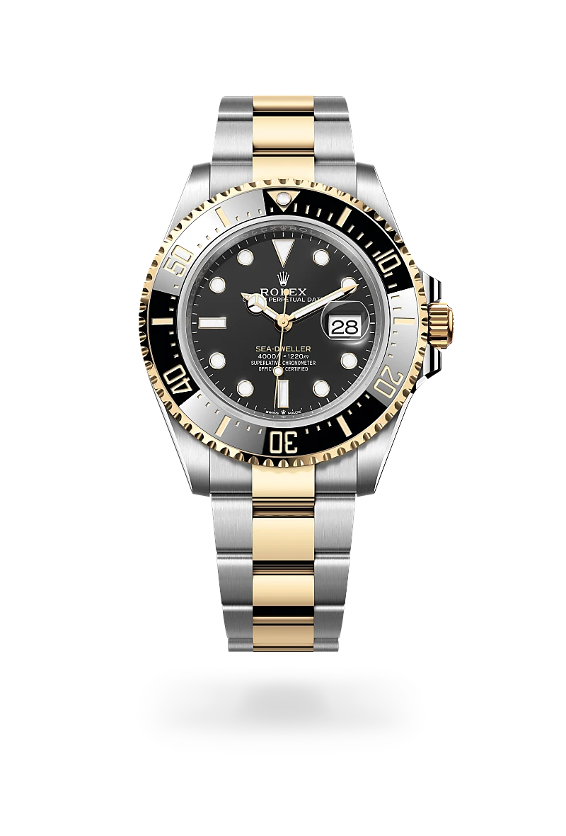 Rolex Sea-Dweller Yellow Rolesor Watch - Oystersteel & Yellow Gold, Model M126603-0001 | Luxury Diving Watch for Men | Perfect for Deep Sea Diving & Formal Occasions