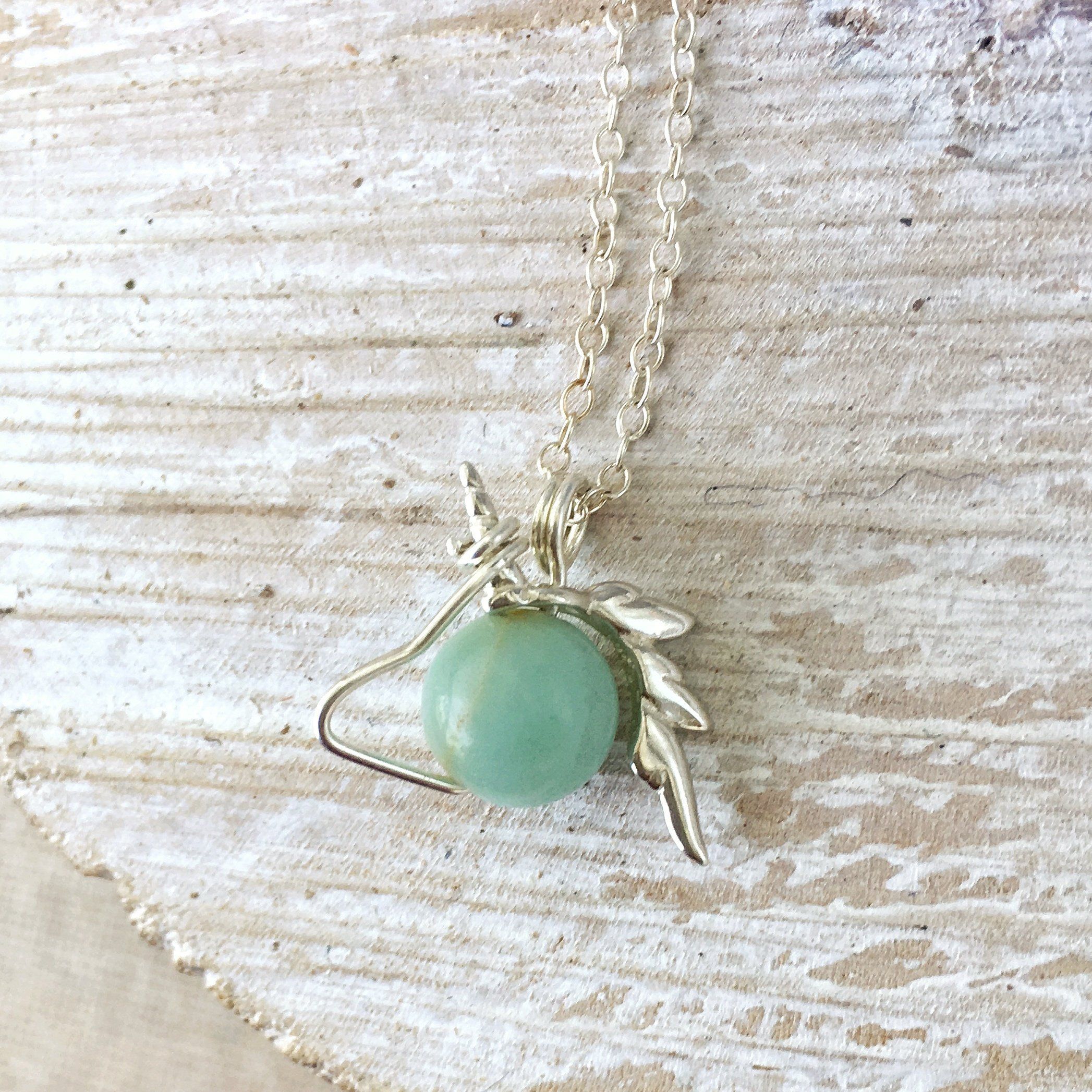 Amazonite Unicorn Charm Necklace - Italian 925 Sterling Silver Jewelry for Women, Gift for Her, Birthday & Anniversary Present, Boho Chic Style Accessory