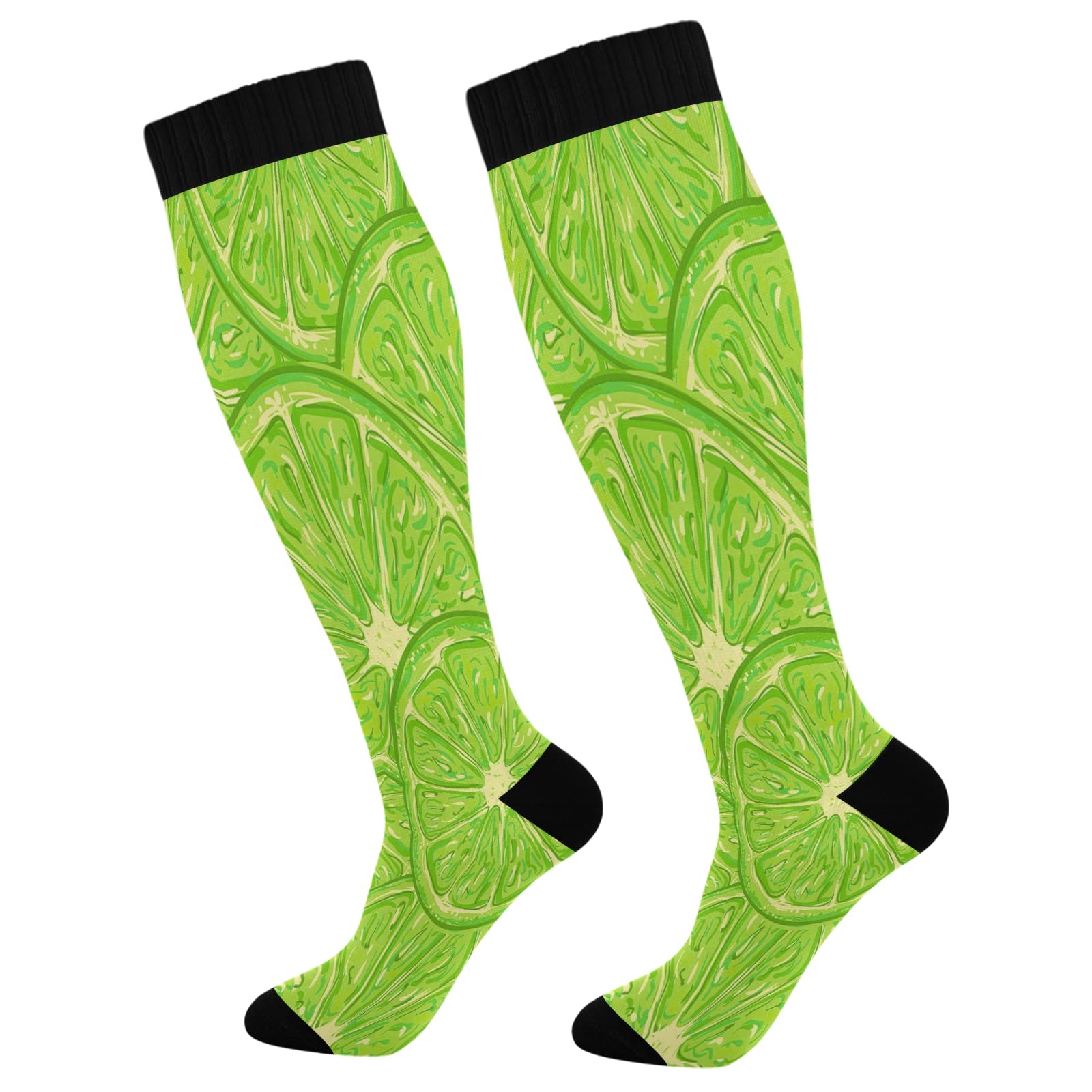 Best Women's & Men's Fashion Sport Knee High Compression Socks - Support for Running, Hiking & Fitness - Perfect for Workouts, Outdoor Activities & Daily Wear