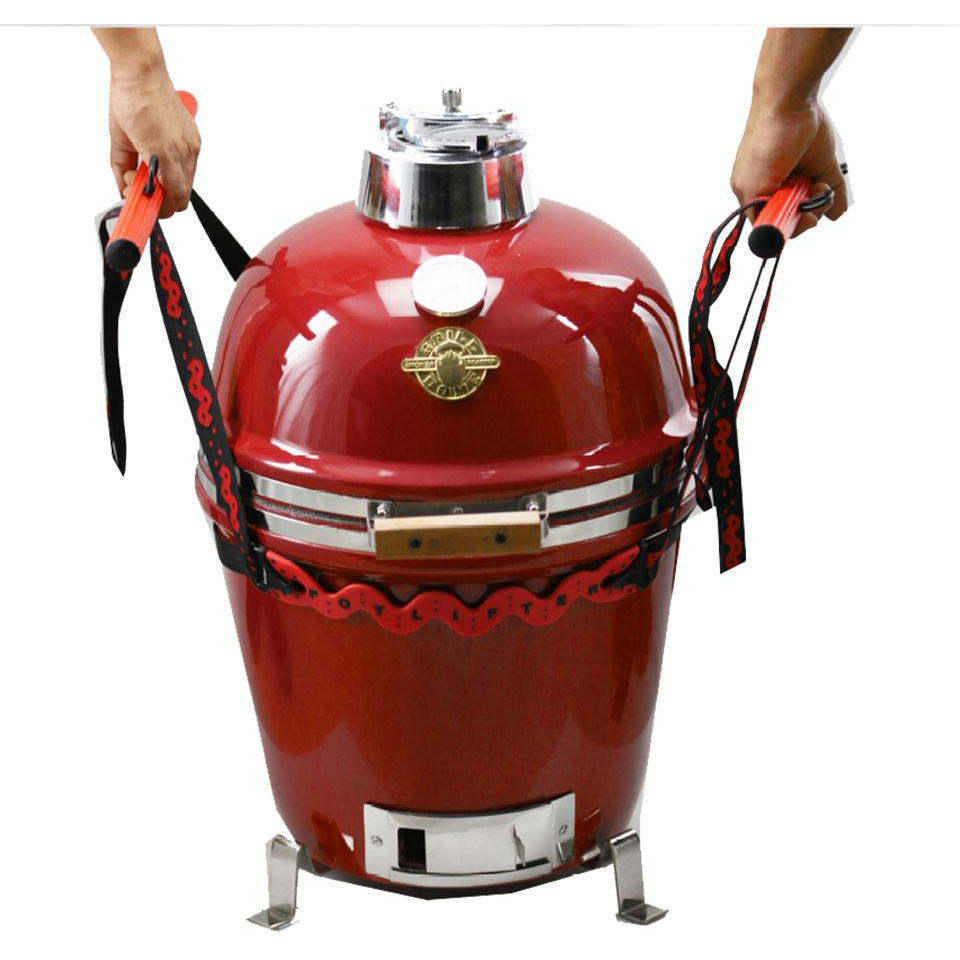 Premium Grill Dome Lift - Heavy-Duty BBQ Smoker Lid Lifter for Kamado Grills - Perfect for Outdoor Cooking, Backyard BBQs, and Camping Trips