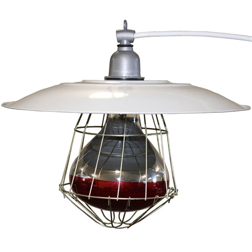 Industrial Chick Brooder Lamp Light Fixture - Heavy Duty Poultry Heating Light for Chicken Coops, Ideal for Hatching Eggs & Keeping Chicks Warm