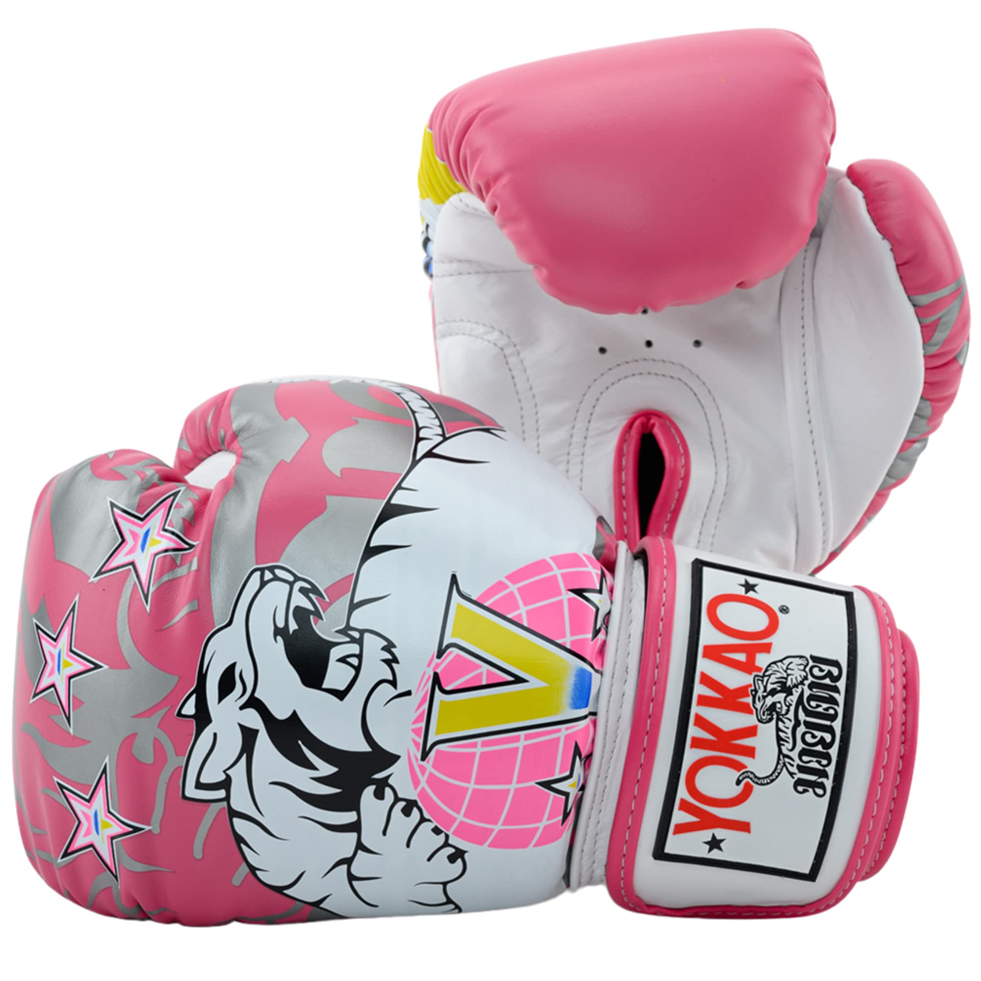 YOKKAO Breathable Muay Thai Boxing Gloves - 8oz, 10oz, 12oz, 14oz, 16oz Sizes for Training, Sparring & Competition - Premium MMA Gloves for Men & Women