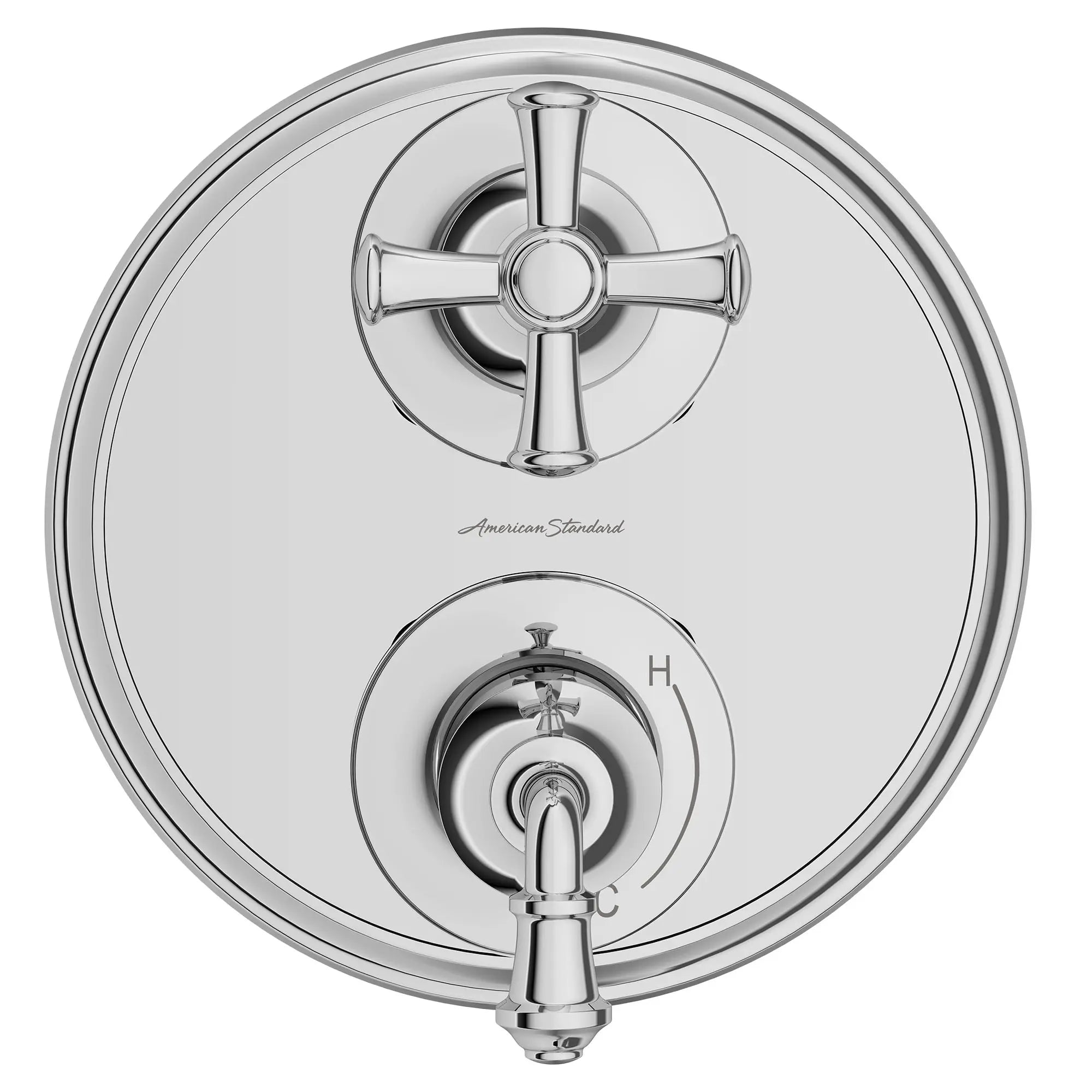 Delancey® 2 Handle Integrated Shower Diverter Trim Kit - Chrome Finish for Bathroom & Shower Remodel - Perfect for Modern Home Upgrades