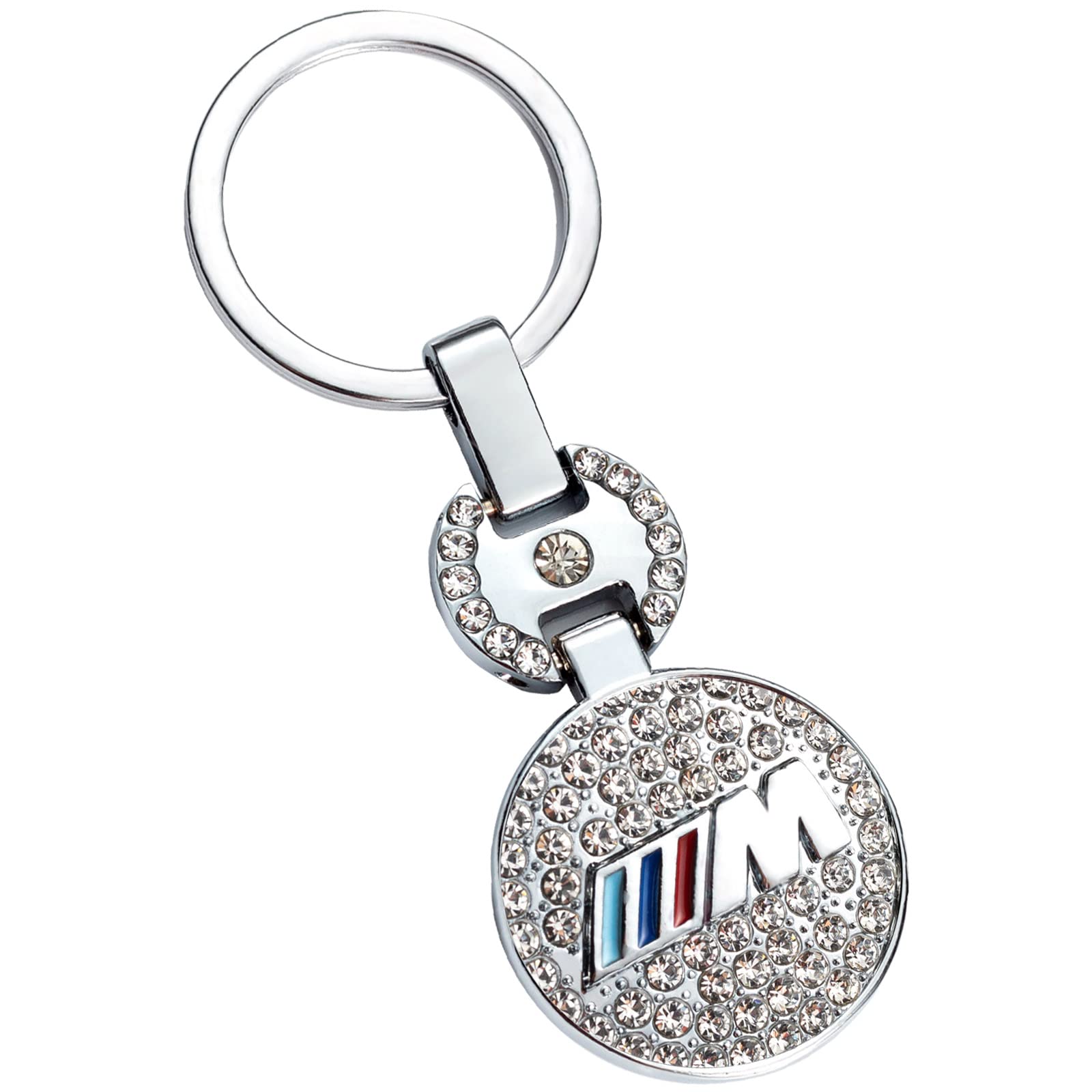 Premium Leather Key Chain for BMW - Car Key Ring Accessories for 1 3 5 6 7 Series, X1 X3 X5 X6 X7, Z4 & M Models - Stylish Keychain with Logo for Men & Women - Perfect Gift for BMW Owners & Enthusiasts