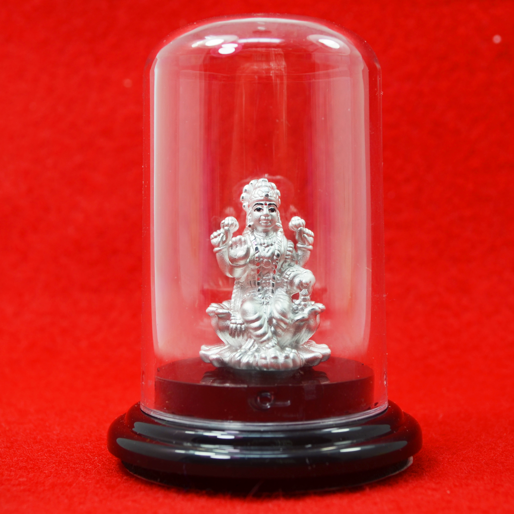 999 Pure Silver Lakshmi Coin Pendant - Goddess of Wealth & Prosperity - Perfect for Hindu Puja, Altar Decor, Meditation & Spiritual Gifts