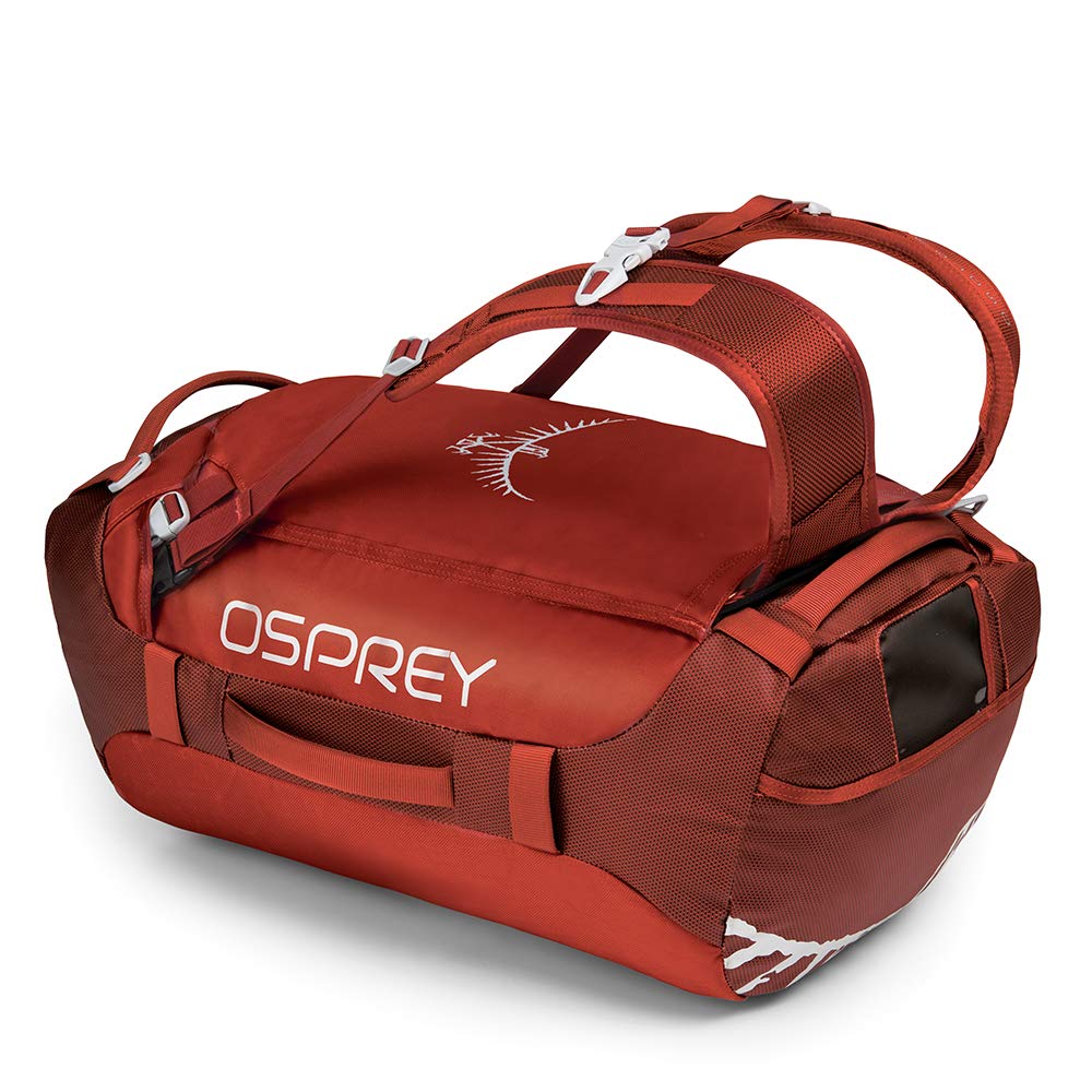 Osprey Transporter 40 Travel Duffel Bag - Waterproof Carry-On Luggage for Air Travel, Camping & Outdoor Adventures | Durable Gear for Hiking, Gym & Weekend Getaways