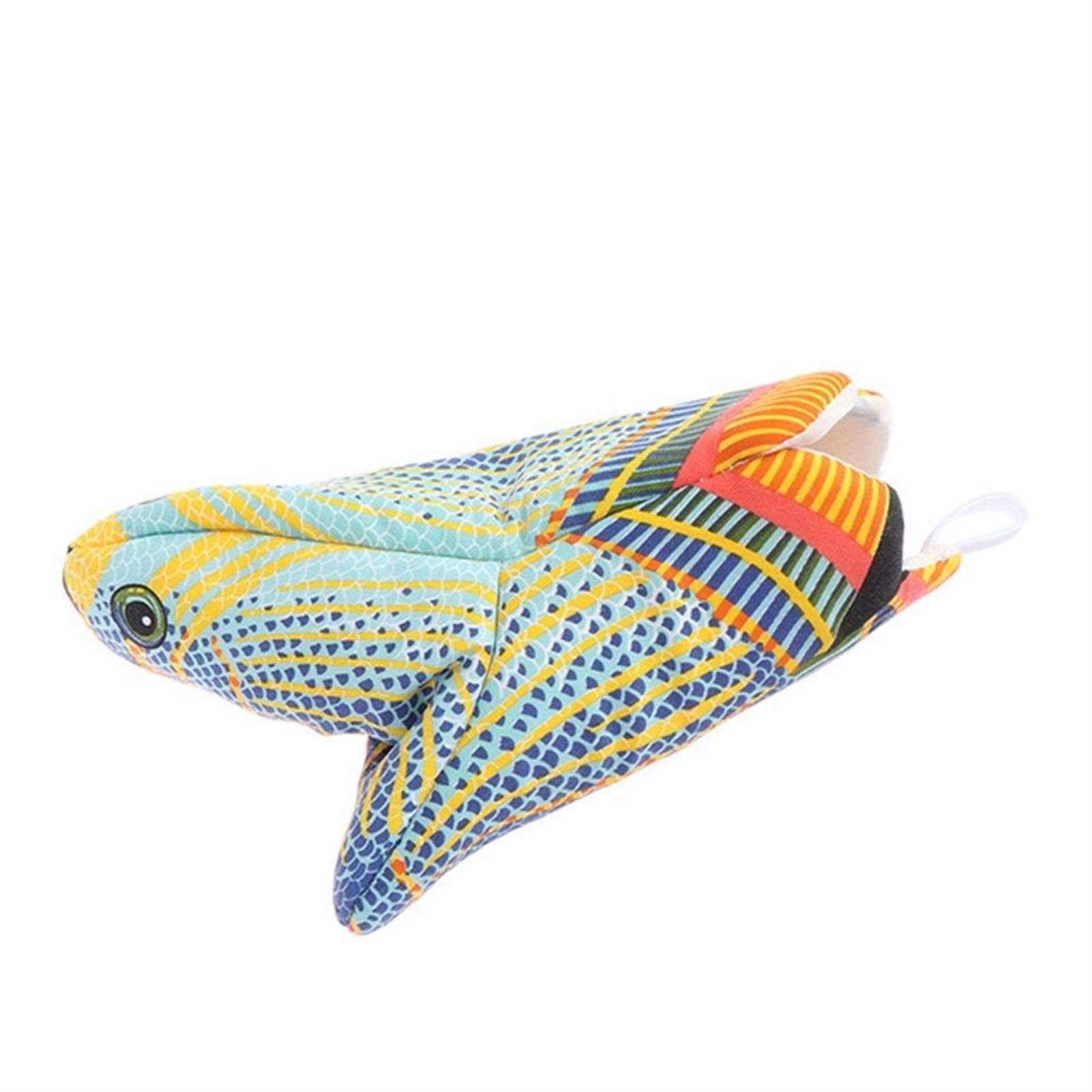 3D Crab & Fish Shape Heatproof Oven Mitts - Thickened Cotton Kitchen Gloves for Cooking, Baking & Grilling - Non-Slip Insulated Microwave Safe Oven Mittens (Fish Shape) - Perfect for BBQ, Baking & Hot Dish Handling
