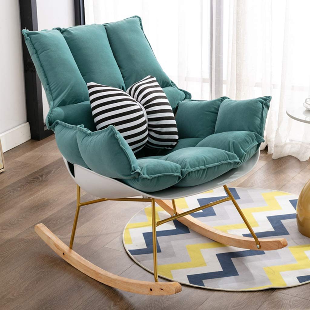 Comfortable Rocking Chair for Leisure Reading - Patio, Garden, Sun Lounger & Home Office Relaxation - Perfect for Napping, Coffee Time & Outdoor Lounging
