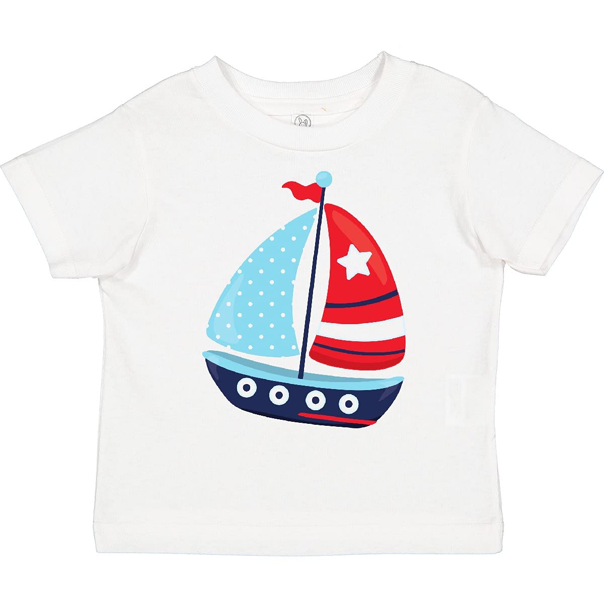 Inktastic Sailing Boat Toddler T-Shirt for Kids & Sailors