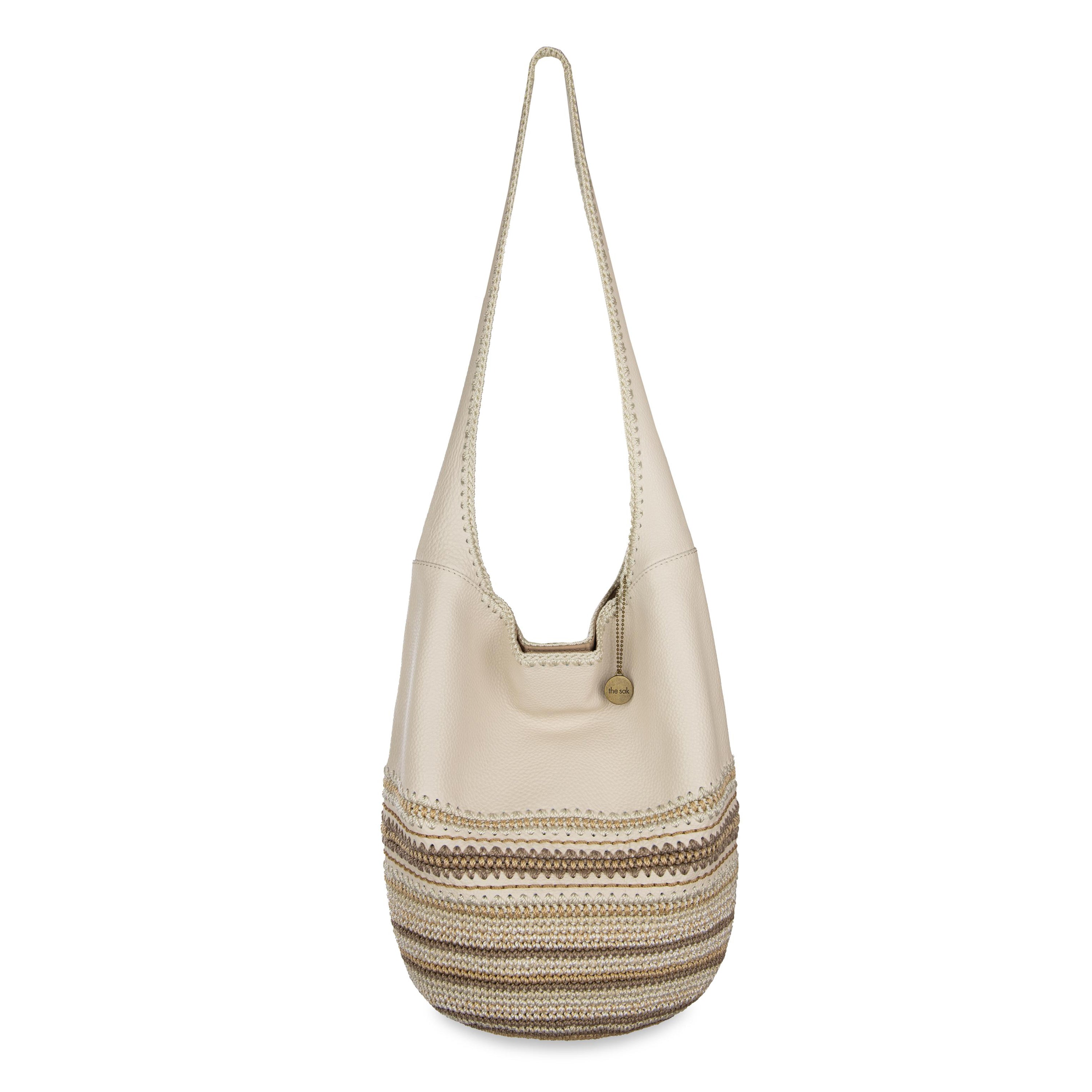 120 Hobo Leather Bag in Stone Neutral - Stylish & Durable Crossbody Purse for Women | Perfect for Work, Travel & Everyday Use