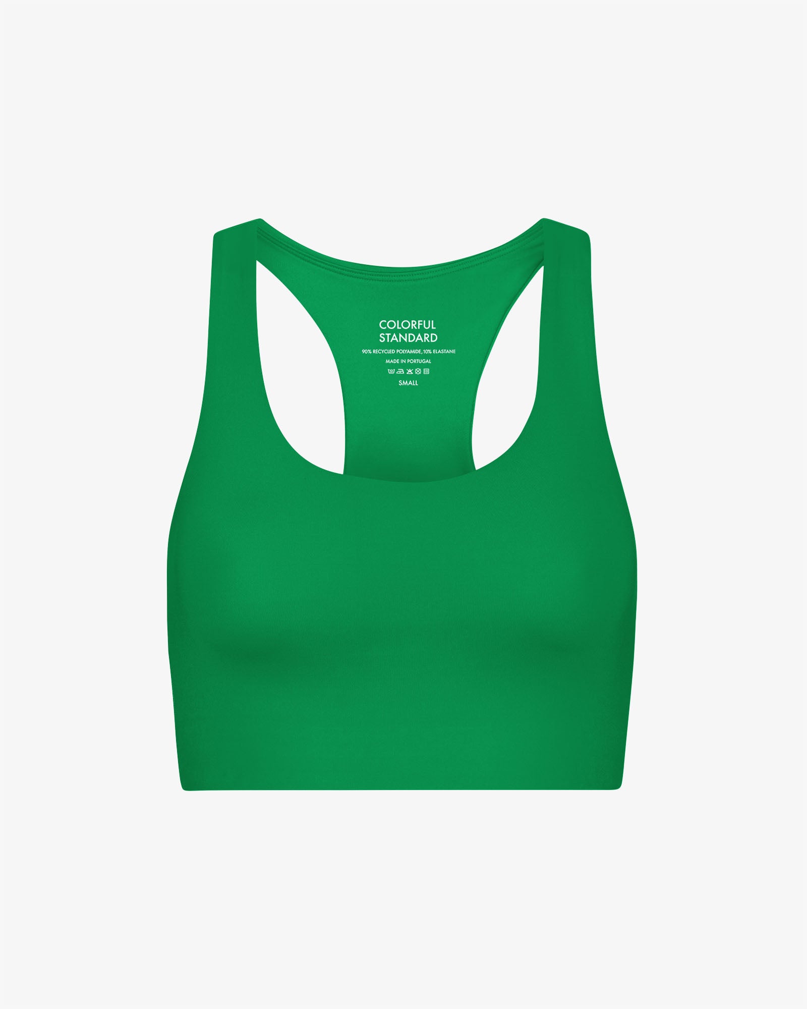 Active Cropped Bra Kelly Green - High Support Workout Sports Bra for Yoga, Running & Gym