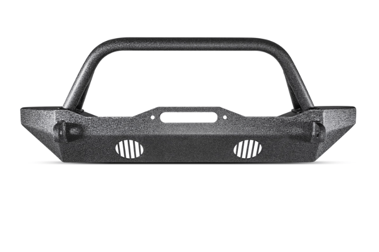 Body Armor JK 19532 Stubby Front Bumper for Jeep Wrangler JK (2007-2018) - Winch Ready Off-Road Bumper for Enhanced Protection & Style | Perfect for Rock Crawling & Trail Adventures