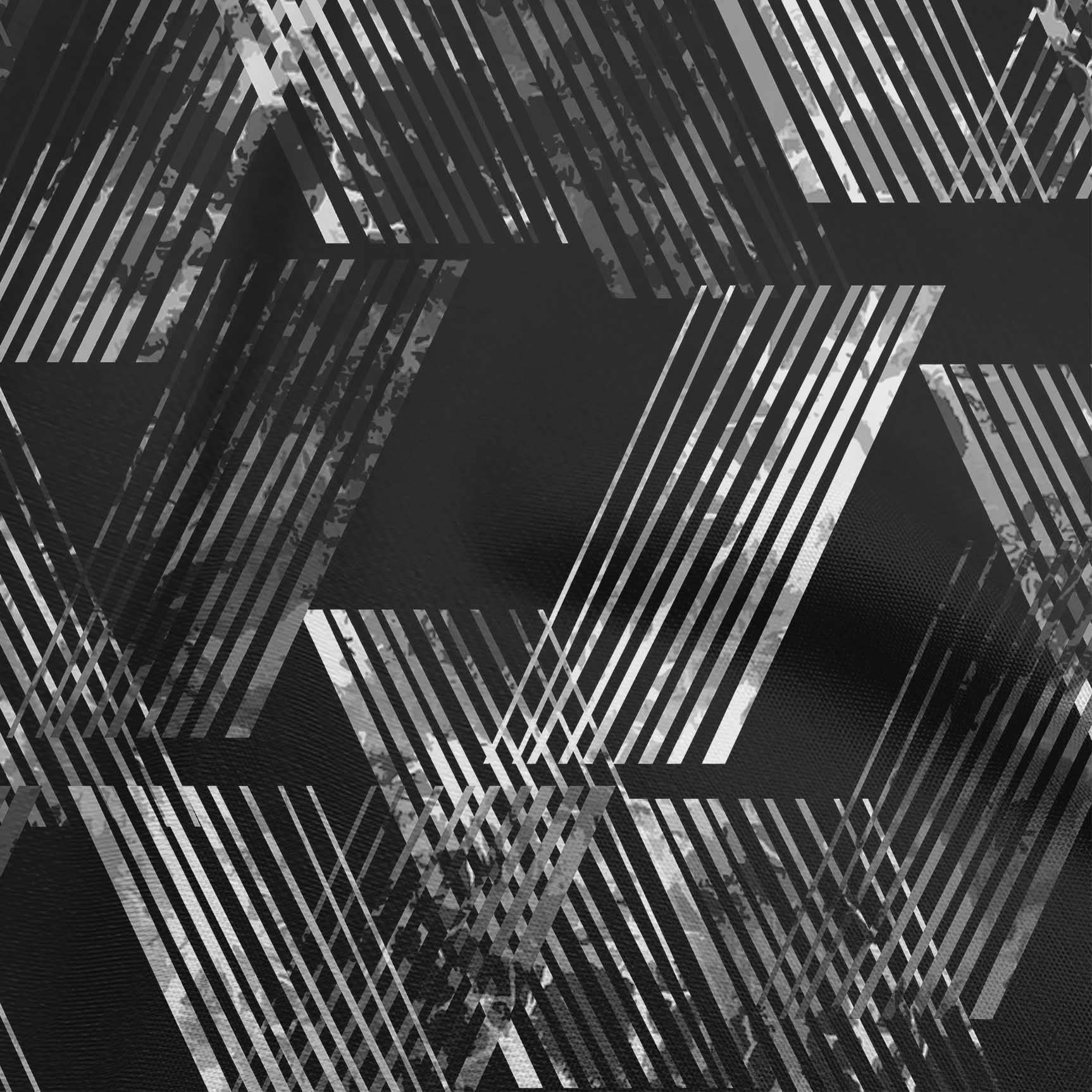 oneOone Velvet Light Gray Fabric with Geometrical Lines - 58 Inch Wide Printed DIY Sewing Material for Clothing, Upholstery & Home Decor Projects | Soft & Durable Fabric by The Yard