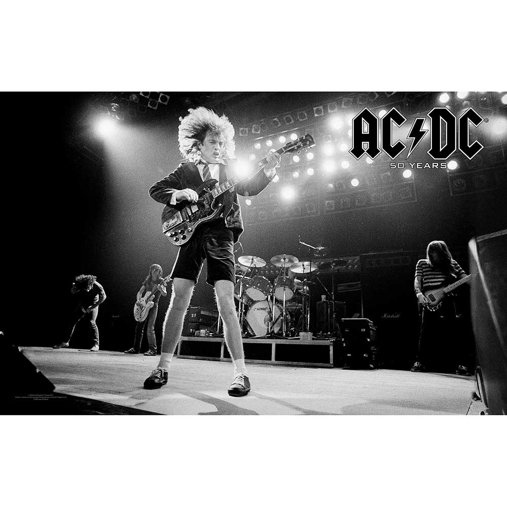AC/DC Band Posters - High Quality Textile Wall Art for Music Fans | Perfect for Bedroom, Living Room & Music Studio Decor