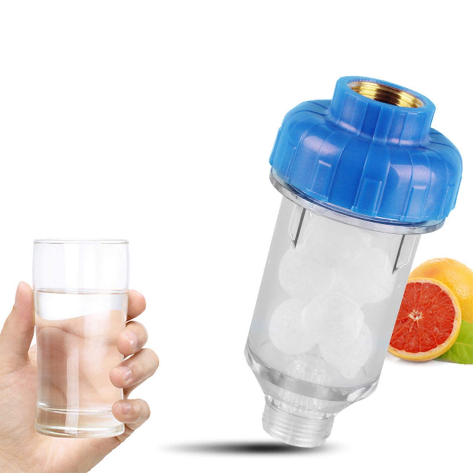 01 Water Purifier & Pre-Filter System with Silicon Phosphorus Crystal - Faucet Mounted Water Filter for Home, Kitchen, Laundry & Drinking Water Purification