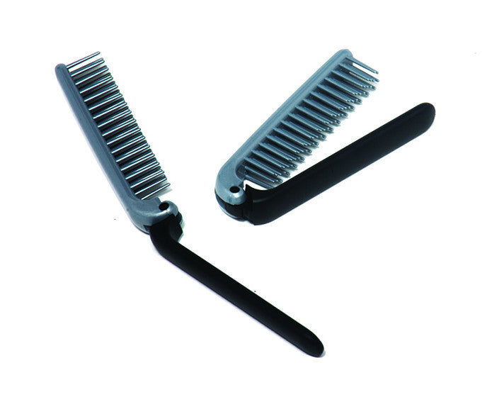 Kent for Men Folding Styler - Compact Travel Hairbrush for Men | Portable Styling Brush for On-the-Go Grooming, Business Trips & Gym Essentials