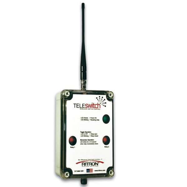 Ritron Teleswitch TS 142 ON VHF (154-174MHz) Wireless Remote Control Switch for Industrial Automation & Security Systems