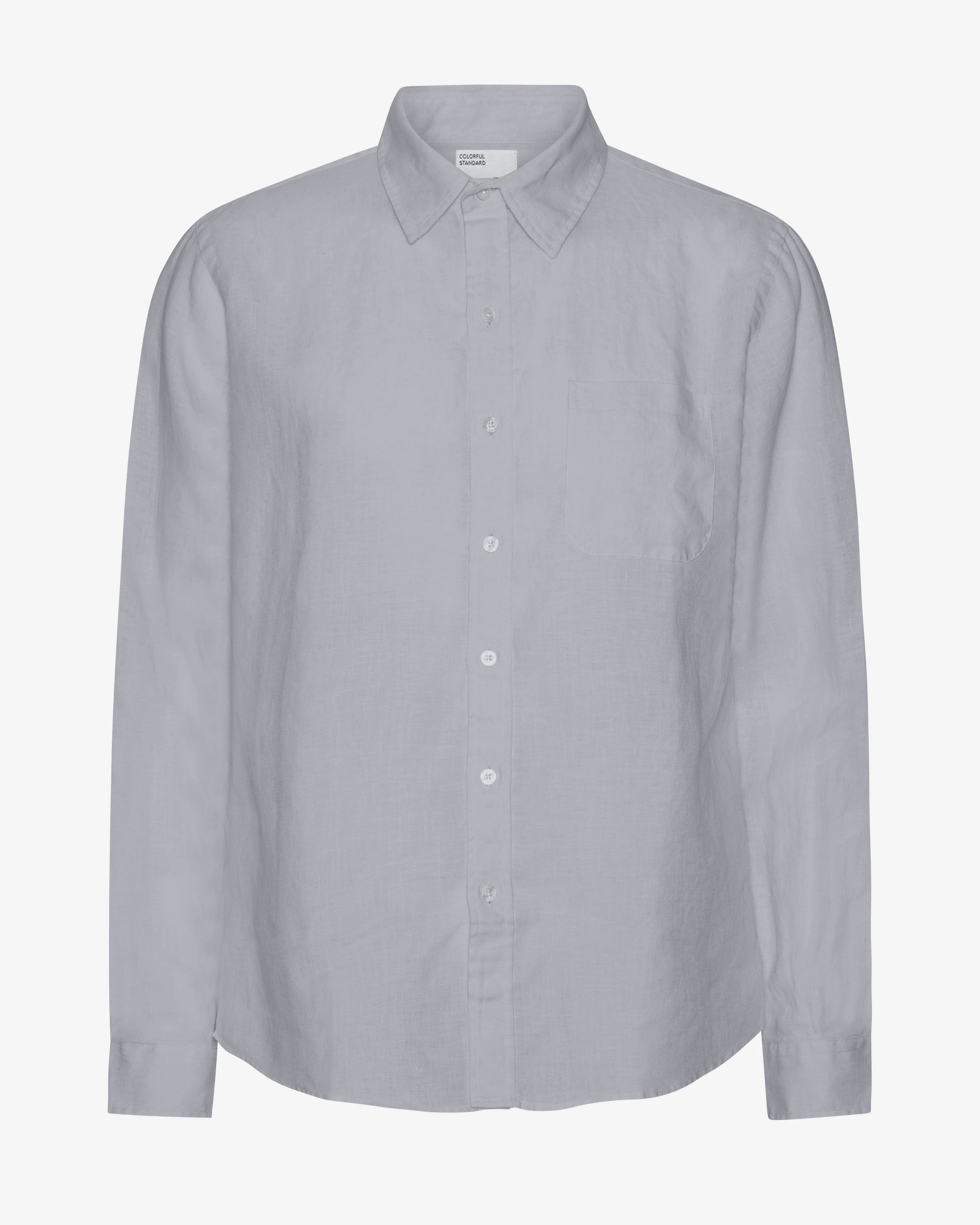 Premium Linen Shirt for Men - Breathable Steel Blue Button Down Shirt - Casual Summer Office Wear & Beach Vacation Outfit