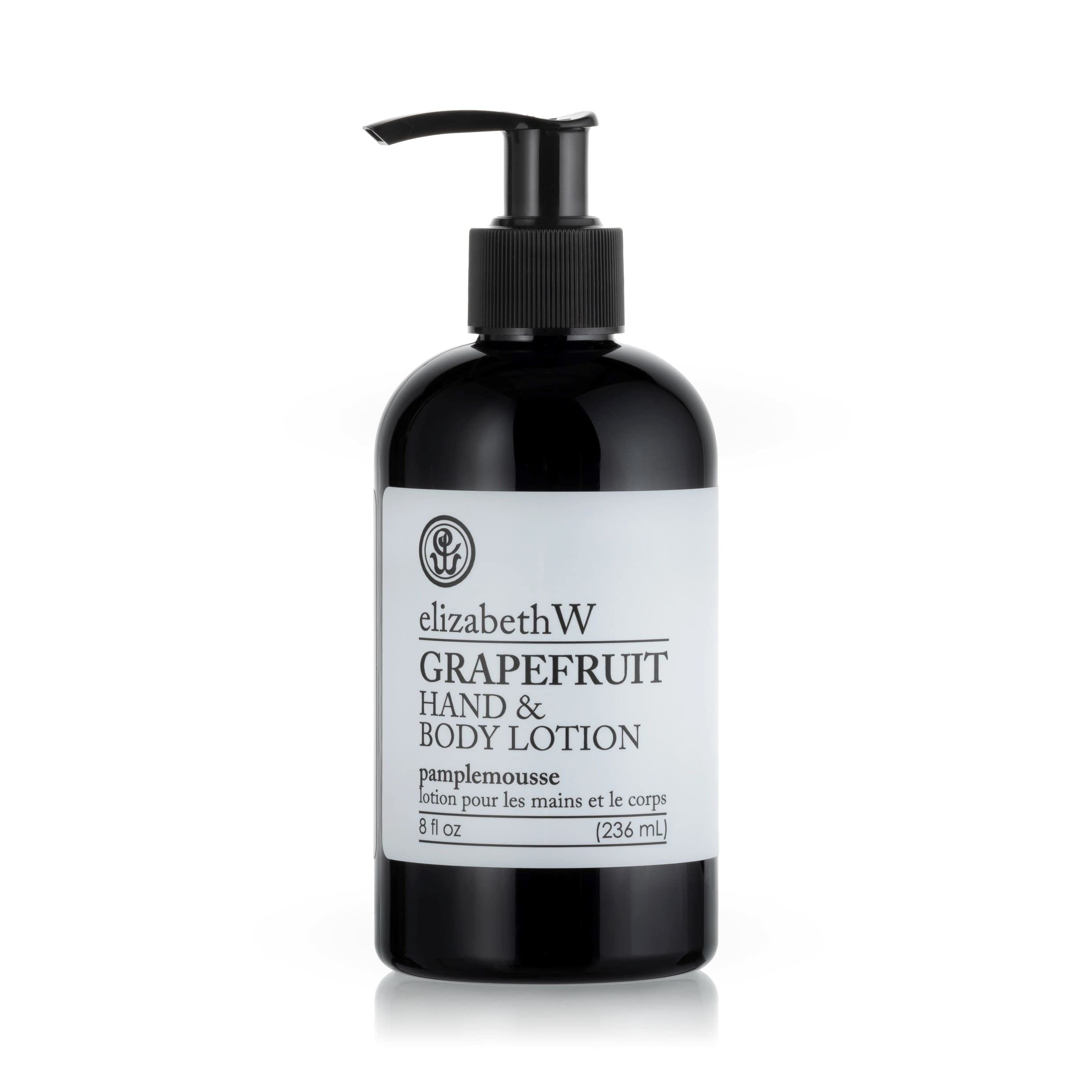 Elizabeth W Grapefruit Hand & Body Lotion - Hydrating Moisturizer for Dry Skin, Natural Citrus Scent - Perfect for Daily Use at Home, Office & Travel