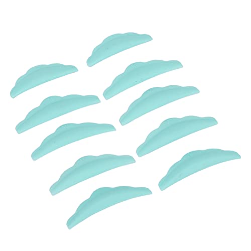 Reusable Green Eyelash Lift Pads - 5 Pairs for Lash Perming & Lifting | Perfect for Salon & Home Use