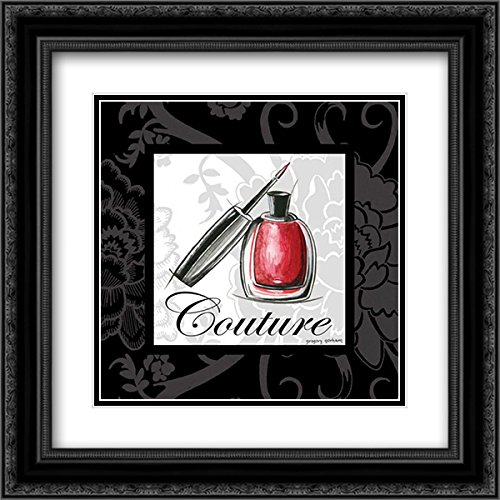Gorham Gregory 15x15 Black Ornate Framed Double Matted Museum Art Print - Makeup Bag IV Wall Decor | Perfect for Living Room, Bedroom & Office Décor