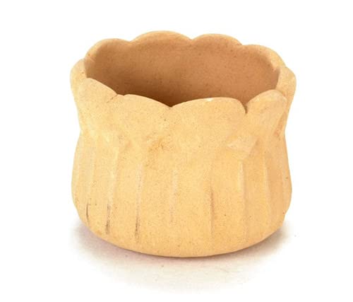 Miniature Scalloped Pots for Dollhouse - DIY Crafts & Decor