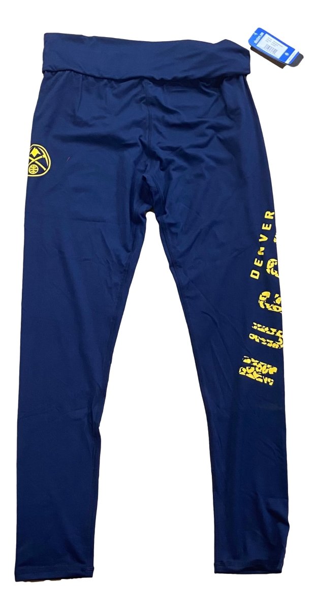 Denver Nuggets NBA Basketball Leggings for Kids & Juniors - Comfortable & Stretchy Sports Pants for Girls, Game Day Outfits, School Activities & Casual Wear