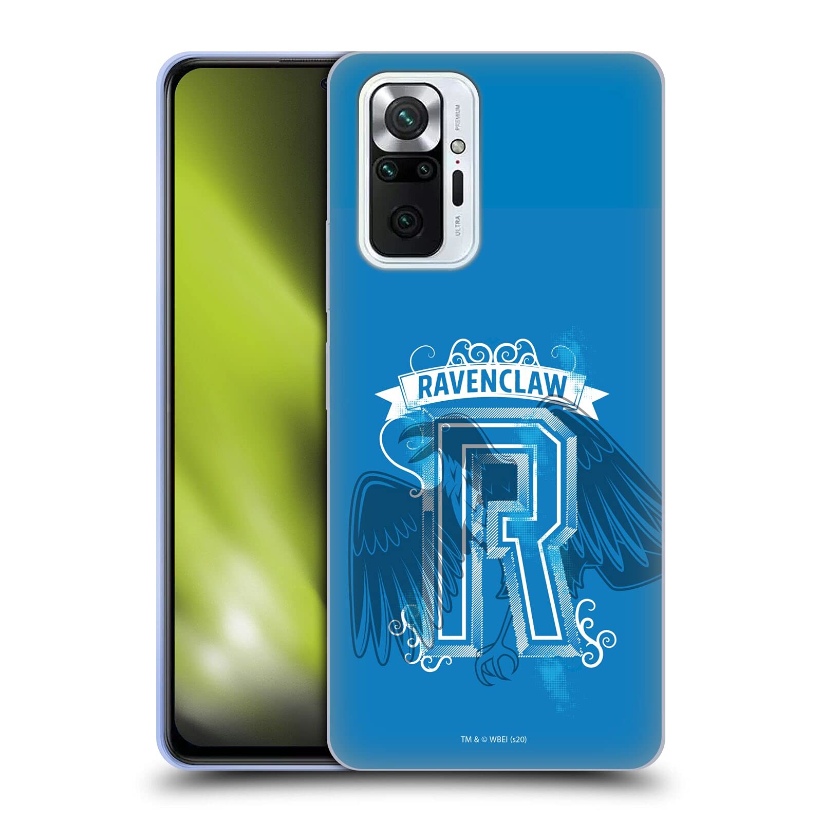 Head Case Designs Officially Licensed Harry Potter Ravenclaw Deathly Hallows Soft Gel Case for Xiaomi Redmi Note 10 Pro - Perfect for School, Work, and Everyday Protection